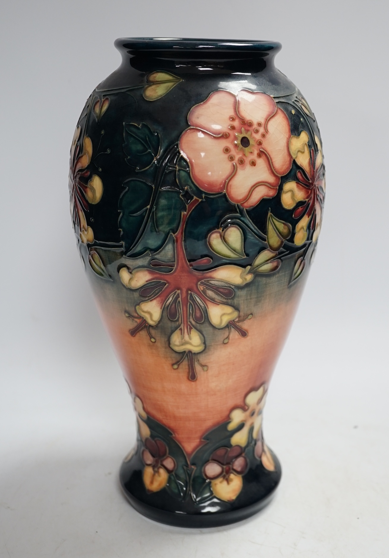 A large Moorcroft ‘Oberon’ vase, 31cm high